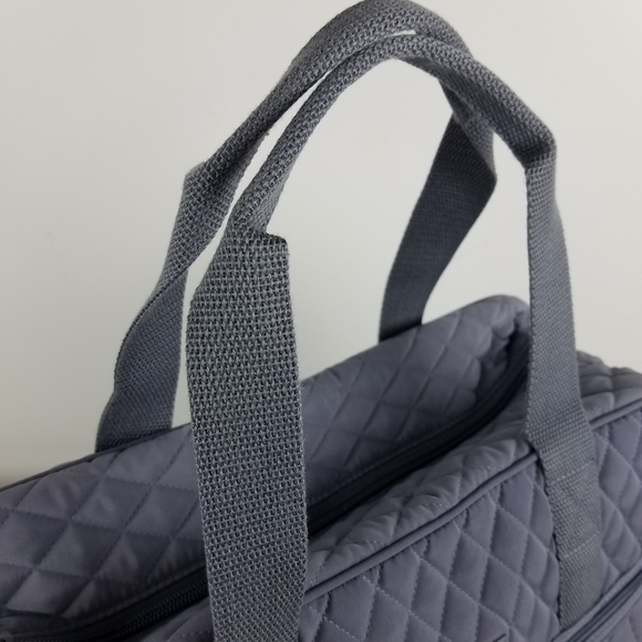 Vera Bradley Carbon Gray Medium Traveler Bag NWT - Picture 6 of 8